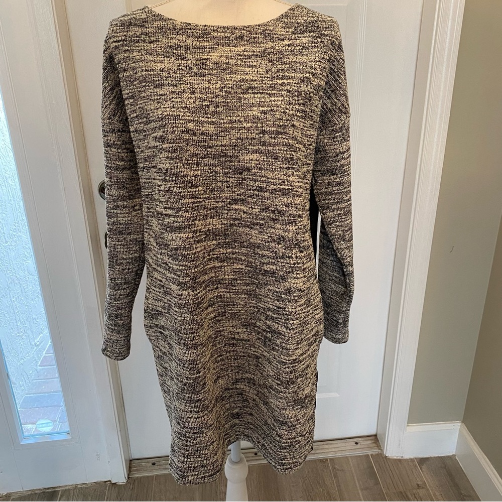 Banana Republic dress with tweed front